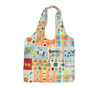 ZYMIADOU 2023 New Shopping Bag Handbag Fashion Tote Cartoon Print Shoulder Lady Purse Large Capacity Book Bags For Women Girl Large Capacity Single Shoulder