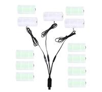 ZYMIADOU 3in1 C Cell Battery To Electric Converter Convert Any 1-4pcs Powered Clock Toys Lamps Device To USB Electric Cell Cable