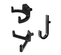 ZYMIADOU 3Pcs Hook Set J U V Shaped ABS Materials Tool Rack for Shed Wall Organization Garage Accessories Hanger Garden Tool Organizers Hooks