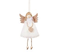 ZYMIADOU 7in Angel Plush For Doll Soft Miniature Hanging Toy For Wall Room Decoration Handbag Accs Car For Pendant Dolls For Girls Pendant