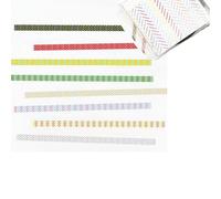 ZYMIADOU 8Rolls 3mmX5m Decorative Tape Set Dot Striped Pattern Craft For Scrapbooking Journal Planner Craft Project Wrapping Thin Decorative Paper
