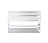 ZYMIADOU Acrylic Hair Clip Display Rack Multifunctional Clear Hairband Stand for Organizing Headbands and Accessories Fashion Accessory Organizers