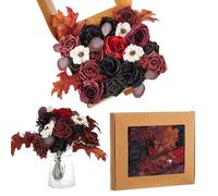 ZYMIADOU Artificial Flower Arrangement Halloween Party Centerpieces Arrangement Artificial Bouquets For Photography Props Wedding Bride Decorations Bride