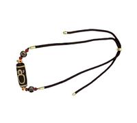 ZYMIADOU Artisanal Carved Tibetan Dzi Necklace Nine Eyes Design Agate Neckchain Jewelry For And Styles Enhancement Fashionable Dzi Bead Gift