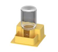 ZYMIADOU Auto Refilling Reptiles Dispenser Clear Bottle Quiet Operations Water Dish Multifunctional Reptiles Water Bowl