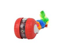 ZYMIADOU Automatic Moving Toy For Kitten Exercise Indoor Felines Teaser Toy Fun Entertainment Stimulating Play USB Rechargeable Cats Plaything