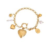 ZYMIADOU Beautiful Heart Shaped Frame Photo Frame Wedding Jewelry Stainless Steel Texture For Various Occasion Photo Jewelry For Women