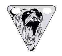 ZYMIADOU Bike Reflector Triangle 300m Visibility Ranging Universally Compatibility 7 Color Designs PP Reflective Panel Visual Warning Triangle
