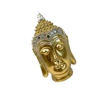 ZYMIADOU Buddhas Head Figurines Statue Home Office Decors Sculpture Housewarming Gift Decors Buddhas Head Sculptures