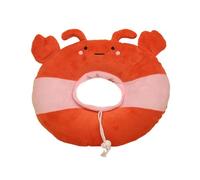 ZYMIADOU Cartoon Plush Elizabethan Collar Adjustable for Dog Cats Licking Surgical Wound Recovery Cats Recovery Collar