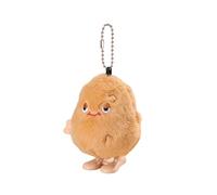 ZYMIADOU Cartoon Plush Keyring Lovely Soundable Potato Keychains Pendant Children Backpacks Ornaments Stress Relief Bag Decorations Soundable Cartoon Keychains For School Student
