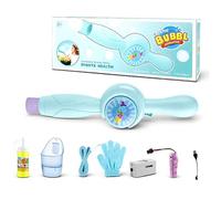 ZYMIADOU Children Bubbling Maker Toy Electric Magical Wand Fog Bubble Handheld Fun Machine for Parent Child Bonding Electric Blower