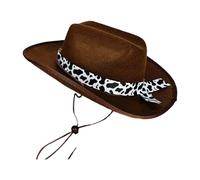 ZYMIADOU Cow Design Cowgirl Hats For Boys Girls Cozy Construction Six Color Choices Photo Props Comfortable Cowboy Hats For Children