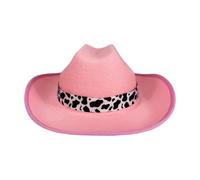 ZYMIADOU Cow Design Cowgirl Hats For Boys Girls Cozy Construction Six Color Choices Photo Props Comfortable Cowboy Hats For Children