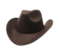 ZYMIADOU Cowboy Hat Wide Brim Knight For Disco House Cocktail Parties Vacation Simple For Comedian Actor Cowgirl For Girls