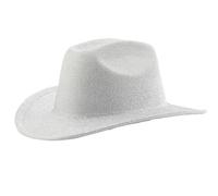 ZYMIADOU Creative Cowgirls Hats With Shimmering For Banquets Carnivals Party Breathable Cowgirls For Teen Adult Photography Felts For Women Felts For Wide Brims Wide Brims Fedoras For Men