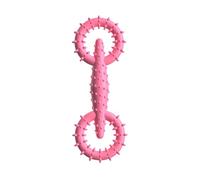 ZYMIADOU Dog Toy Rubber Chew Resistant Bone For Teeth Care Interactive Chewing Exercise Puppies Teeth Cleaning Pet Supplies Dog Cleaning Toy