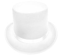 ZYMIADOU Dress Up Magicians Top Hat For Women Man Theme Party With Roll Brims Costume Gentleman Top HippiesCap Photo Unisex Stage Show Hat