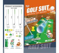 ZYMIADOU Educational Golfing Toy Three Wheeled Kids Including Recovery Feature and Realistic Addons for Learning and Fun Tasks Children's Recovery Golfing