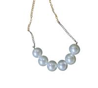 ZYMIADOU Elegant Artificial Pearls Necklace For Birthdays Anniversaries Special Occasions Simple Design Jewelry Big Pearls Necklace