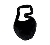 ZYMIADOU Elegant Heart Shaped Messenger Bag For Women Girls Plush Handbag Shoulder Bags Women Shoulder Bag