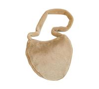 ZYMIADOU Elegant Heart Shaped Messenger Bag For Women Girls Plush Handbag Shoulder Bags Women Shoulder Bag