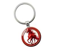 ZYMIADOU Elegant Horse Designs Pendant Keychain Alloy for Versatile Use As Holder or Bag Accessory Horse Pendant Keychain