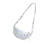 ZYMIADOU Elegant Lace Shoulder Purse Traditional Chinese Design Smooth Textured Crossbody Bag Roomy Capacity Fashion Accessory Soft Crossbody Bag