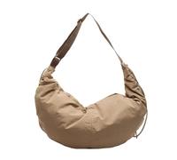 ZYMIADOU Elegant Nylon Shoulder Bag For Women And Men Crossbody Bags With Distinctive Pleated Designs For Various Occasion Everyday Carry Bag