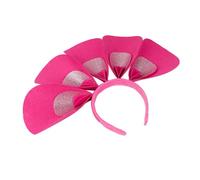 ZYMIADOU Eye-catching Petals Headbands Mardi Gras Headwear For Girls Masquerade Hair Accessories Mardi Gras Flapper Headband Party Hair Accessory