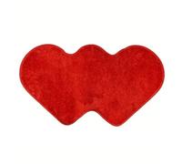 ZYMIADOU Fashion Lip Rug Valentines Day Door Mat Anti Skid Bottom Suitable for Entrance Non Slip Carpet Floor Washable Entrance Mat