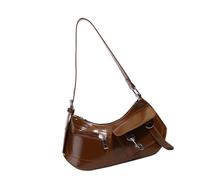 ZYMIADOU Fashionable Lightweight PU Shoulder Bag For Women With Adjustable Strap & Organizational Pockets For Daily Essentials Fashionable Work Commuters Bag