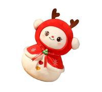 ZYMIADOU Festival Santa/Snowman Stuffed Throw Pillow For Christmas Themed Plush Toy Pillow Seasonal Holiday House Decors Theme Plush Toy