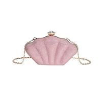 ZYMIADOU Glitter Small Clutch Bag Women Evening Handbag Shoulder Chain Crossbody For Wedding Bags For Bags For Trendy Envelope Wristlet Clutch Bag With Strap