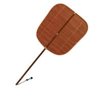 ZYMIADOU Handmade Hand Fan Handheld Cooling Chinese Styles Waist Fans Bamboos Fans With Long Handle For Cosplays Dances Party Ancient Styles Waist