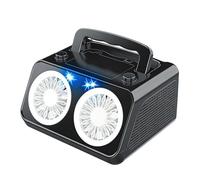 ZYMIADOU High Efficiency Electric Bubble Blower 26 Hole Portable Design for Covering Large Areas At Schools Playgrounds Event Handheld Bubble Machine