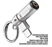 ZYMIADOU Highly Speed 3.5mm To USB C Connector Premium Alloy Materials Shell Universally Headphone Plugs Adapter For Clear Sound Adapter