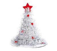 ZYMIADOU Light Up Christmas Tree Hat For Festival Family Gathering Party Glittering Santa Hat Holiday Caps House Decorative Caps Costume Accessory