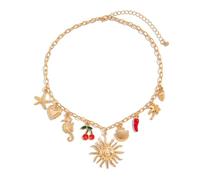 ZYMIADOU Marine Inspired Unique Shell Starfishes Pendant Necklace Hot Day Beach Jewelry Gift Elegant Clavicle Chian For Women Holiday Beach Necklace