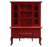 ZYMIADOU Miniature Wooden Dollhouses Furniture Cabinet Craft For Creating Realistic Bedroom Kitchen Scenes Model Home Decors Solid Wood Cabinet For Dollhouses Bedroom