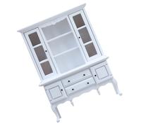 ZYMIADOU Miniature Wooden Dollhouses Furniture Cabinet Craft For Creating Realistic Bedroom Kitchen Scenes Model Home Decors Solid Wood Cabinet For Dollhouses Bedroom