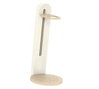 ZYMIADOU Mouthwash Dispenser Set For Bathroom Refillable Pumps Bottle Includes Paper Cup Holder And Bamboos Tray Bathroom Accessories