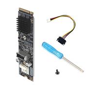 ZYMIADOU NVME Expansion Card PCIe Gen3x4 To Type E 20Gbps Stable Cooling Design Tool-Free Install PH6603 Type E NVME Adapter