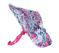 ZYMIADOU Pet Cap Puppy For Sun Cap Breathable Sunhat Cute Floral Hat With Adjustable Neck Strap Easy To Wear Large Brim Hats For Adjustable