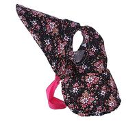 ZYMIADOU Pet Cap Puppy For Sun Cap Breathable Sunhat Cute Floral Hat With Adjustable Neck Strap Easy To Wear Large Brim Hats For Adjustable