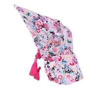 ZYMIADOU Pet Cap Puppy For Sun Cap Breathable Sunhat Cute Floral Hat With Adjustable Neck Strap Easy To Wear Large Brim Hats For Adjustable