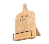 ZYMIADOU Practical Recipe Holder Including Conversion Tables Essential for Accurate Baking Cooking Kitchen Tool Conversion Chart