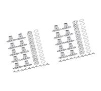 ZYMIADOU Practical Turnlock Fastener for Canvas Secure Outdoor Wear Resistant Alloy Easy Install for Camping Canvas Fastener