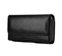 ZYMIADOU Practical Wear Resistant PU Waist Phone Holder Adjustable Belt Clip Ergonomic For Outdoor Commuting Travel Ergonomic Waist Pouch For Smartphones