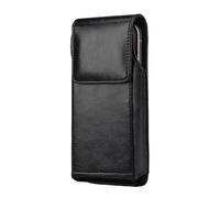 ZYMIADOU Practical Wear Resistant PU Waist Phone Holder Adjustable Belt Clip Ergonomic For Outdoor Commuting Travel Ergonomic Waist Pouch For Smartphones